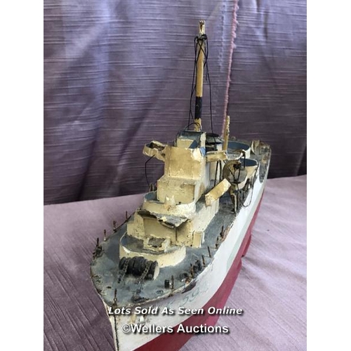 99 - SCRATCH BUILT 1930'S NAVAL CRAFT