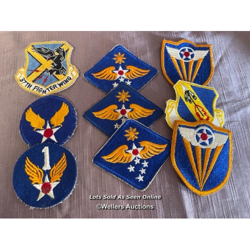 397 - SELECTION OF AMERICAN ARMY AIRFORCE FORMATION PATCHES