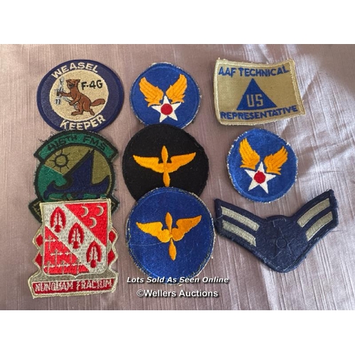 398 - SELECTION OF AMERICAN ARMY AIRFORCE FORMATION PATCHES