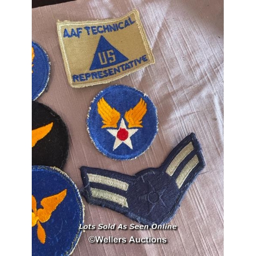 398 - SELECTION OF AMERICAN ARMY AIRFORCE FORMATION PATCHES