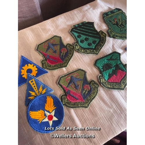 399 - SELECTION OF AMERICAN ARMY AIRFORCE FORMATION PATCHES