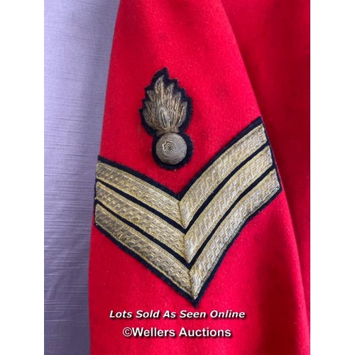 403 - GEORGE 5TH ROYAL ENGINEERS STAFF SERGEANT PARADE TUNIC