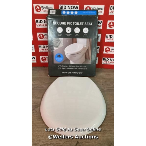 4669 - ROPER RHODES TOILET SEAT / MINIMAL SIGNS  OF USE / MISSING FIXING KIT / C2