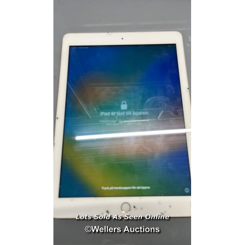 4675 - APPLE IPAD / 5TH GEN / A1822 / 128GB / SERIAL: GCGVC22RHP9Y / I-CLOUD (ACTIVATION) LOCKED / RESTORED... 