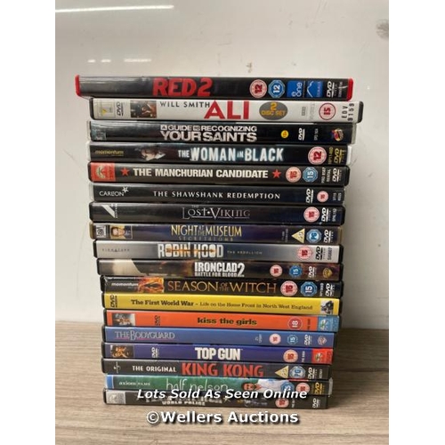 4700 - 18X ASSORTED DVDS / NO VAT ON THE HAMMER PRICE / C7