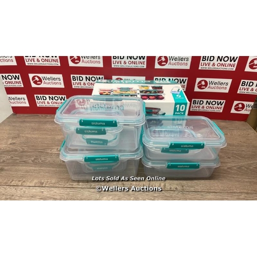 4064 - SISTEMA KLIP IT PLUS FOOD STORAGE SET / ONE DAMAGED / MINIMAL SIGNS OF USE / E79