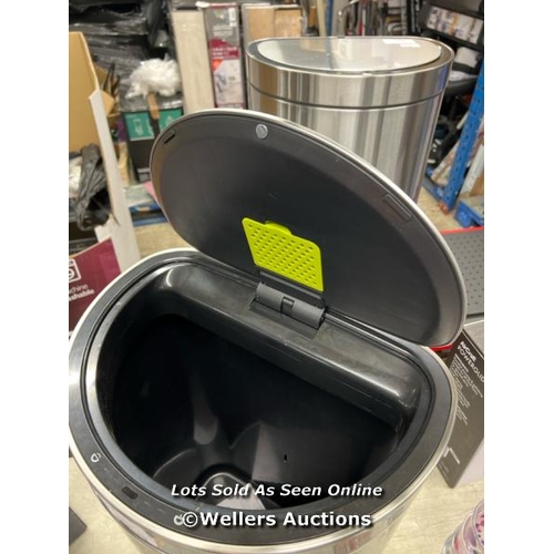 4071 - EKO STAINLESS STEEL 30L PEDAL BIN / SIGNS OF USE