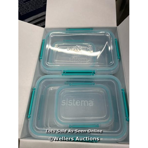 4073 - SISTEMA KLIP IT PLUS FOOD STORAGE SET / APPEARS NEW OPEN BOX / E79