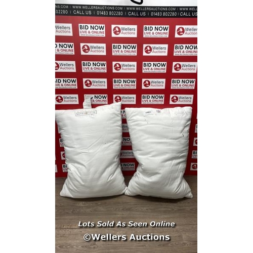 4083 - HOTEL GRAND SHREDDED MEMORY FOAM ROLLED PILLOWS / SIGNS OF USE / E81