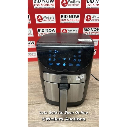 4098 - GOURMIA 6.7L DIGITIAL AIR FRYER / POWERS UP / SIGNS OF USE / E75