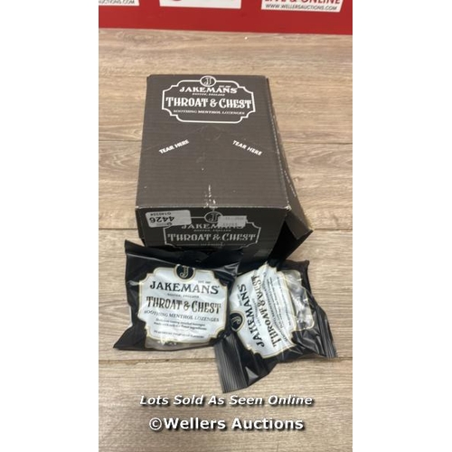 4426 - BOX OF JAKEMANS THROAT AND CHEST LOZENGES / A32