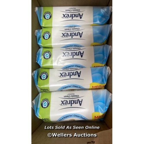 4433 - 5X PACKS OF ANDREX WASHLETS / A33