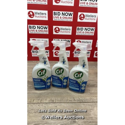 4442 - 3X CIF BATHROOM CLEANER / 700ML / A33