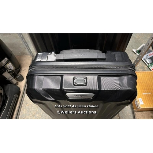 4680 - SAMSONITE ENDURE 2PC. HARDSIDE LUGGAGE SET / COMBONATION UNLOCKED ON BOTH / SMALL CASE SIGNS OF USE ... 