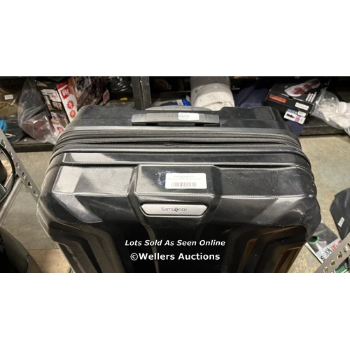 4680 - SAMSONITE ENDURE 2PC. HARDSIDE LUGGAGE SET / COMBONATION UNLOCKED ON BOTH / SMALL CASE SIGNS OF USE ... 