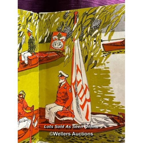 516 - 1974 SWAN UPPING BY JULIETTE PALMER, NICELY ILLUSTRATED, FEATURES LOTS OF LOCAL CELEBRITIES INC. MR ... 