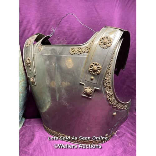 521 - TWO 20TH CENTURY THEATRICAL BREAST PLATES