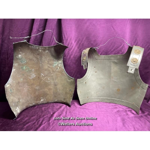 521 - TWO 20TH CENTURY THEATRICAL BREAST PLATES