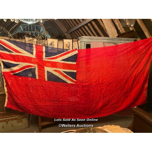 594 - ROYAL NAVY ENSIGN FLAG, 3 1/2 YARD, 300 X 150CM