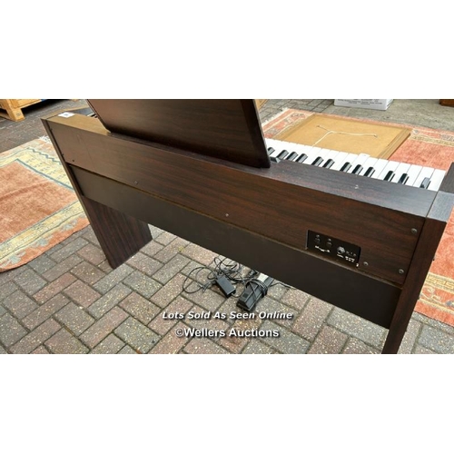 160 - KAWAI KEYBOARD, INCL. POWER SUPPLY AND SUSTAIN PEDAL / CONTAINER NO: 371210