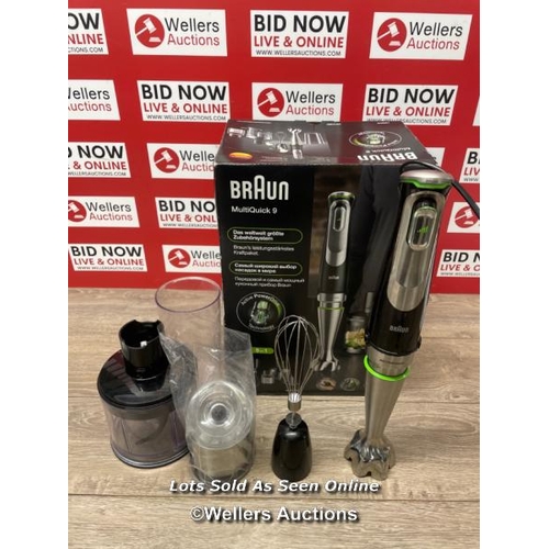 6003 - BRAUN MQ9138XI HAND BLENDER / POWERS UP / SIGNS OF USE / D17