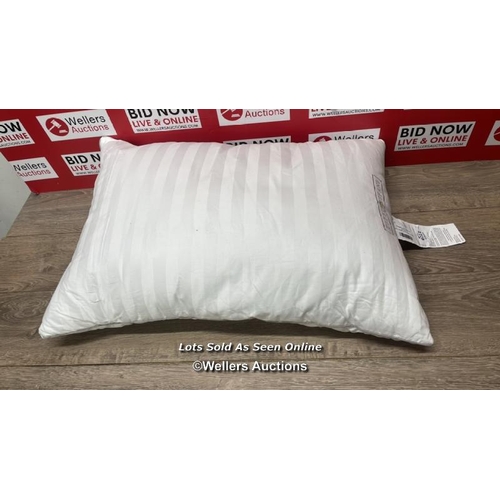 6022 - HOTEL GRAND DOWN ROLL PILLOW / MINIMAL SIGNS OF USE / D18