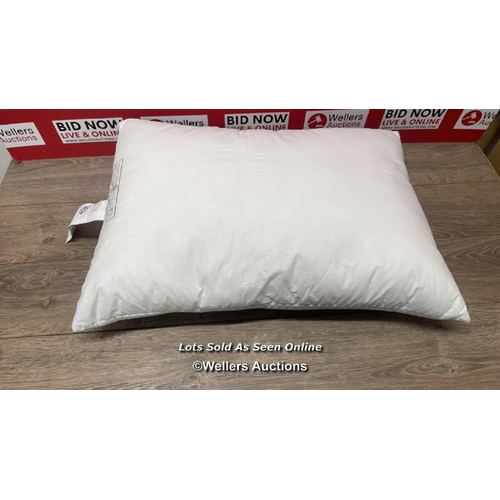 6039 - HOTEL GRAND DOWN ROLL PILLOW  / MINIMAL SIGNS OF USE / D20