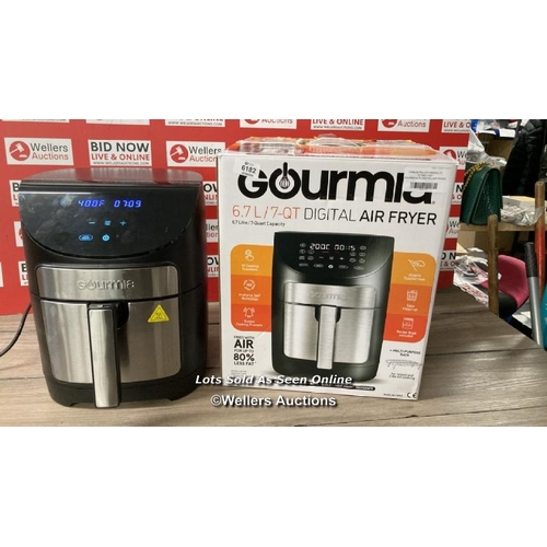 6182 - GOURMIA 6.7L DIGITIAL AIR FRYER / POWERS UP / SIGNS OF USE / C29