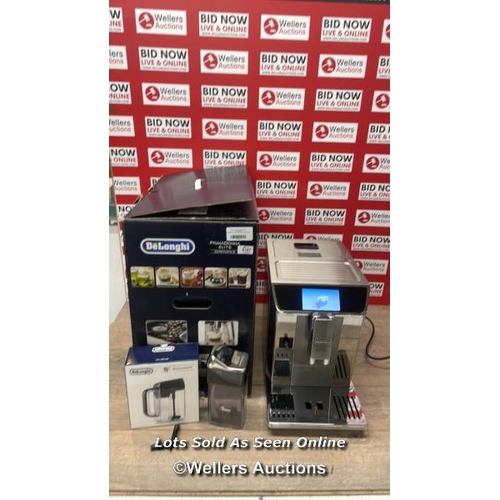 6187 - DELONGHI ECAM 650.85.MS PRIMADONNA ELITE BEAN TO CUP COFFEE MACHINE / POWERS UP / SIGNS OF USE / C34