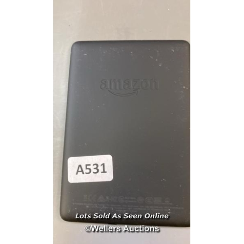 9554 - AMAZON KINDLE PAPERWHITE / PQ94WIF / RESTORED TO FACTORY DEFAULTS