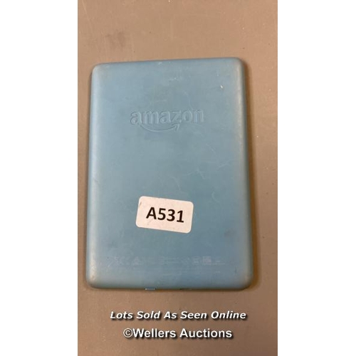 9557 - AMAZON KINDLE PAPERWHITE / PQ94WIF / RESTORED TO FACTORY DEFAULTS