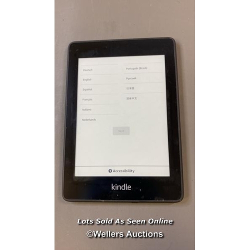 9559 - AMAZON KINDLE PAPERWHITE / PQ94WIF / RESTORED TO FACTORY DEFAULTS