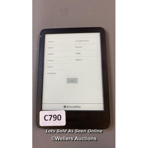 9561 - AMAZON KINDLE / 11TH GEN (2022) / C2V2L3 / RESTORED TO FACTORY DEFAULTS