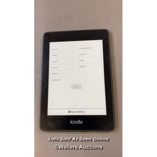 9562 - AMAZON KINDLE PAPERWHITE / PQ94WIF / RESTORED TO FACTORY DEFAULTS