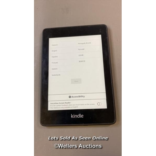 9564 - AMAZON KINDLE PAPERWHITE / PQ94WIF / RESTORED TO FACTORY DEFAULTS