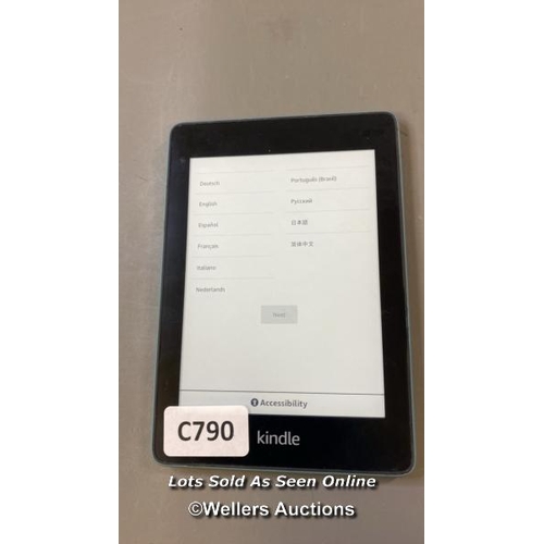 9571 - AMAZON KINDLE PAPERWHITE / RESTORED TO FACTORY DEFAULTS