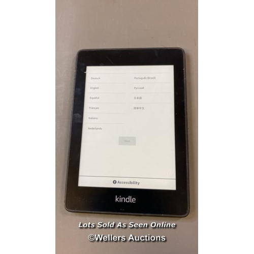 9572 - AMAZON KINDLE PAPERWHITE / PQ94WIF / RESTORED TO FACTORY DEFAULTS