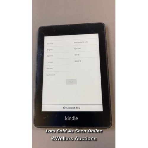 9573 - AMAZON KINDLE PAPERWHITE / PQ94WIF / RESTORED TO FACTORY DEFAULTS