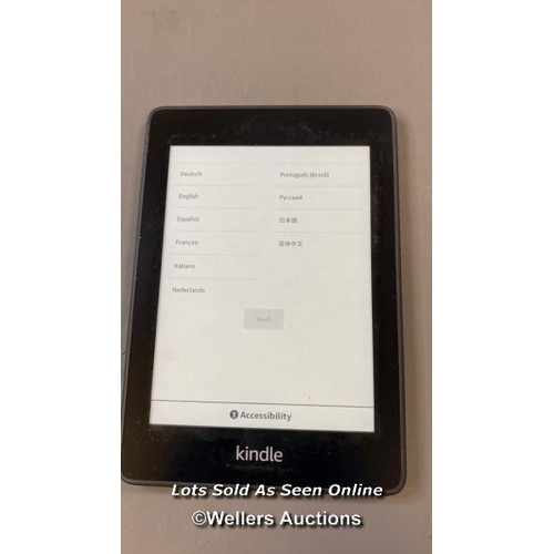 9577 - AMAZON KINDLE PAPERWHITE / PQ94WIF / RESTORED TO FACTORY DEFAULTS