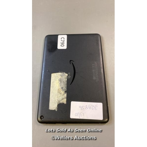 9588 - AMAZON FIRE HD 8 / K72LL4 / RESTORED TO FACTORY DEFAULTS