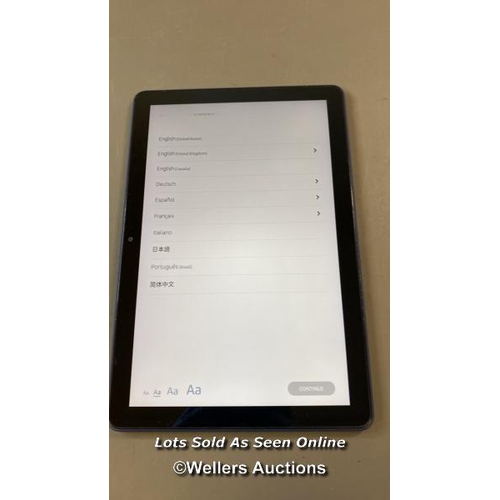 9599 - AMAZON FIRE HD 10 10.1'' (2021) / T76N2B / RESTORED TO FACTORY DEFAULTS