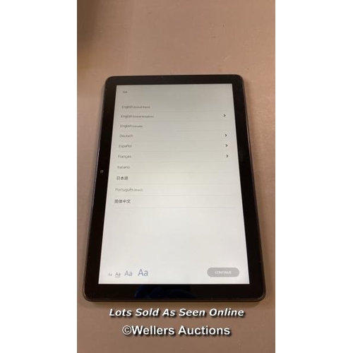 9609 - AMAZON FIRE HD 10 10.1'' (2021) / T76N2B / RESTORED TO FACTORY DEFAULTS