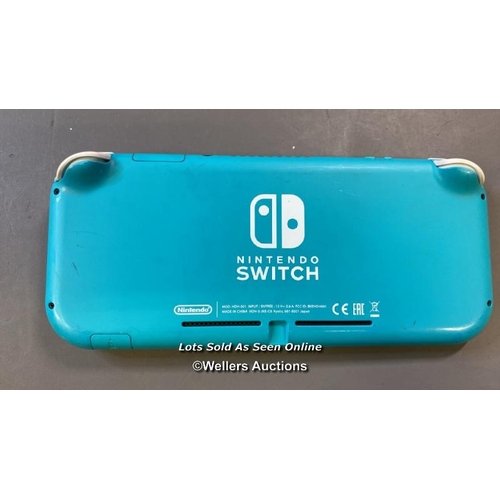 9616 - NINTENDO SWITCH LITE MODEL HDH-001, SN: XJE10002398456 / RESTORED TO FACTORY DEFAULTS