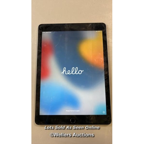 9622 - APPLE IPAD AIR 2 / A1566 / 64GB / SERIAL: DMPPV9RDG5VW / I-CLOUD (ACTIVATION) UNLOCKED / RESTORED TO... 