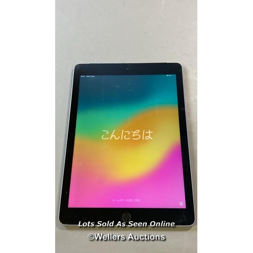 9624 - APPLE IPAD - 6TH GEN / A1954 / 32GB / SERIAL: DMPXXEVNJF88 / I-CLOUD (ACTIVATION) UNLOCKED / RESTORE... 