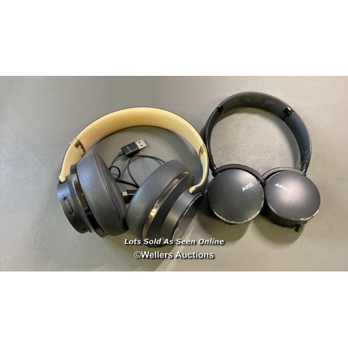 9644 - X1 AKG YSERIES HEADPHONES AND X1 DOQAUS HEADPHONES