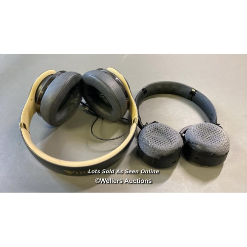 9644 - X1 AKG YSERIES HEADPHONES AND X1 DOQAUS HEADPHONES