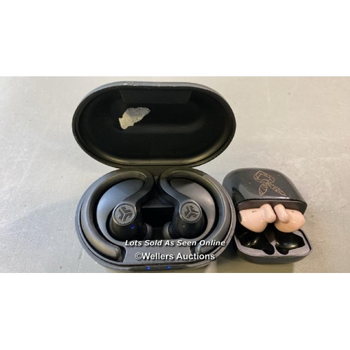 9726 - X2 EARBUDS INCL. JLAB JBUDS AIR SPORT