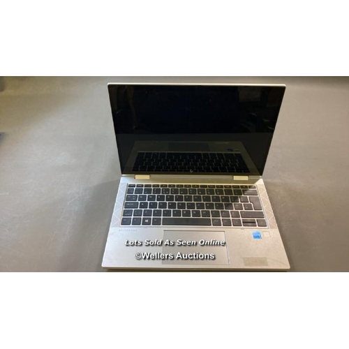 9736 - HP ELITEBOOK X360 830 G8 / HD REMOVED / INTEL I5 PROCESSOR / SN: 5CG1389829 - BIOS LOCKED