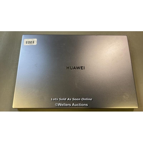 9738 - HUAWEI NBL-QAQ9R / 8GB RAM / 500GB HD / RYZEN 5 3500U @ 2.10GHZ / WINDOWS 10 OPERATING SYSTEM / POWE... 